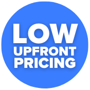 Low upfront pricing